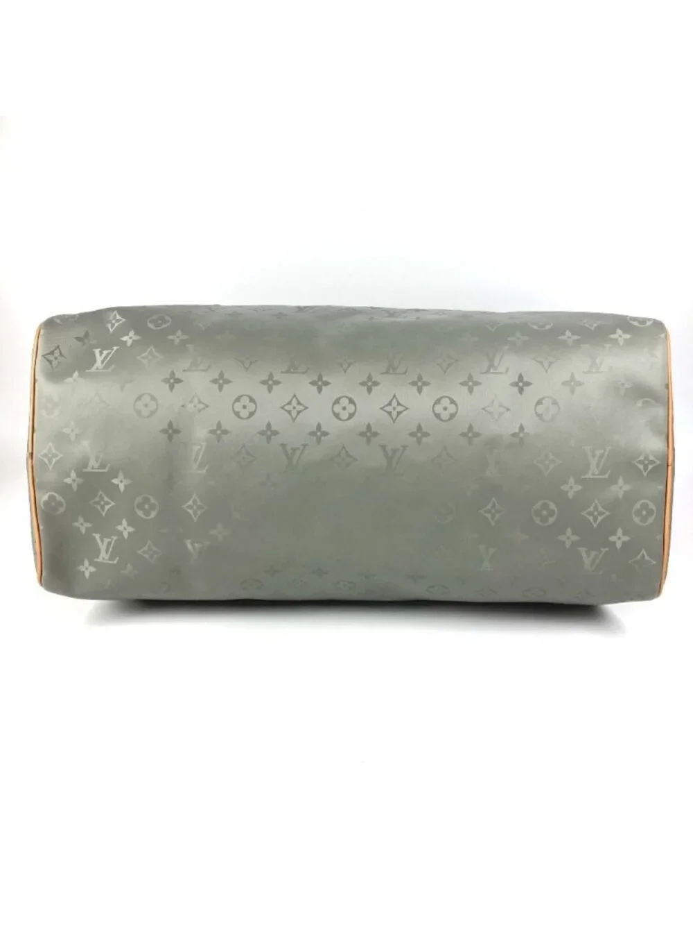 Louis Vuitton Boston Bag Keepall Bandouliere 50 Leather Canvas Gray